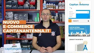 Nuovo ecommerce CapitanAntennait [upl. by Ahtnahc]