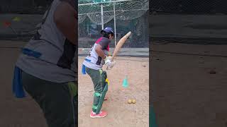 Drill For Straight Bat 🎯 🏏 shorts reels cricket batting practice [upl. by Burbank]