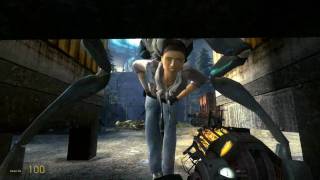 Half Life 2 Episode 2  The Hunter Attacks HD [upl. by Atarman]