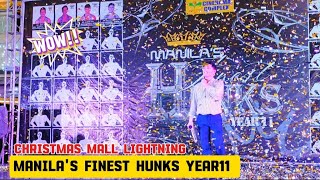 Early Christmas 🎄 Mall Lightning Manilas Finest Hunks Year11 [upl. by Ensign]