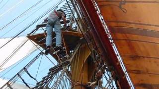 Mast Climbing on a Sail Training Ship [upl. by Inah312]