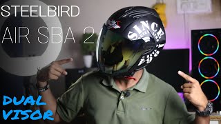 Steelbird Air SBA 2  Dual visor helmet  best buget helmet segment [upl. by Scrope]