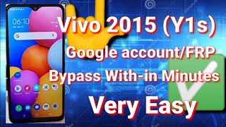 Vivo 2015 Y1s FRP easy bypass [upl. by Barta]