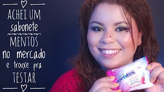 Sabonete de MENTOS TESTEI ele pra vocês Promete ESPUMA COLORIDA [upl. by Lirret]