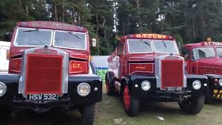 RAW FOOTAGE Scampston steam rally 2024 wagons [upl. by Annhoj]