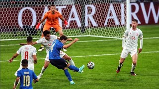 Chiesa Goal vs Spain  Euro 2020 [upl. by Ahsap701]