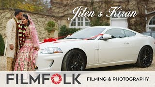 Indian Wedding Video Surrey  Northbrook Park Wedding  FilmFolk [upl. by Ashraf]