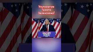 Трамп дал Зеленскому 24 часа трамп зеленский озвучка новости сво [upl. by Aihpledalihp878]