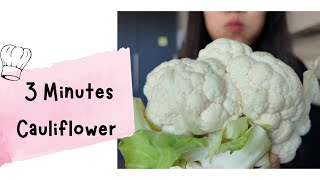 cauliflower lunchbox vegetable egg  Chinese recipe  vegetarian [upl. by Leibarg199]