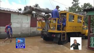 CubaReportan inundaciones en Baracoa por intensas lluvias [upl. by Nagam]