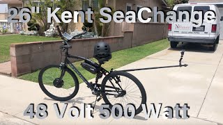 My Latest Electric Bike Conversion  26quot Kent SeaChange Cruiser 48 Volt 500 Watt [upl. by Beisel]