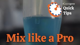 Mixing Liquids Using a Pipette Addgene Quick Tips [upl. by Aubin]