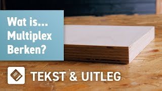 Wat is Multiplex Berken  OPMAATZAGENnl [upl. by Naek523]