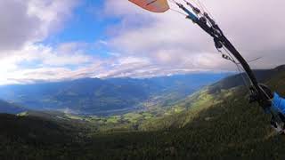 Paragliding 171a Long flight above Plose in weird wind conditions 13 featuring bad collapse [upl. by Nelhsa]