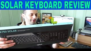 Logitech K750 Wireless Solar Keyboard [upl. by Eitsim463]