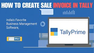 4 How To Create Sale Invoice In Tally Prime How to Create GSTReady Sale Invoices in Tally Prime [upl. by Jilly964]