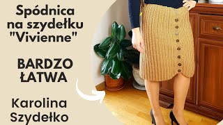 Spódnica ołówkowa na szydełku cz22 Karolina Szydełko [upl. by Vivienne89]