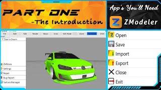 How To Use Zmodeler For Gta Sa Android  Part 1  The Introduction [upl. by Aerdied576]