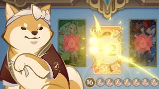 BEST DOGGO WINS THE GAME 🐶 ULTIMATE DICE MAGIC  Genshin TCG [upl. by Ramberg]