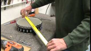 Banjo Neck Install on Banjo Pot PART 2 [upl. by Bronder]