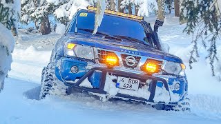 Nissan Patrol 30 M57 350 Ps Extreme Off Road amp Mitsubishi L200 [upl. by Atteuqcaj]