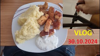 VLOG  Selbstgemachte Fischstäbchen und Schuhkasten zusammenkleben 30102024 [upl. by Irehj743]