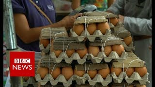 Venezuela crisis the view from Caracas farmers market  BBC News [upl. by Lectra]