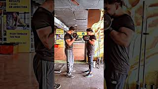 Biceps triceps workout 💪 motivation gymbeastmode motivational fitnessfuel attitude shorts [upl. by Atsyrhc]