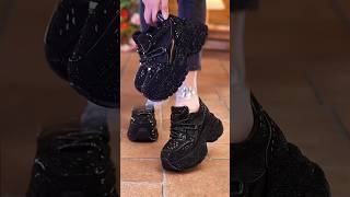 Black Shoes ✅ Best Shoes For Women runningshoes bestshoes bestfootwear fashion sheshoe shorts [upl. by Aiuqal]