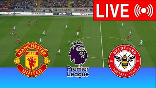 🔴Live  Manchester United vs Brentford I Premier League Full Match Live Streaming eFootball Pes 21 [upl. by Wojak]