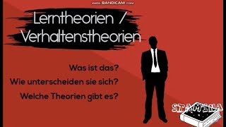 ♤ Lerntheorien  Welche Theorien gibt es amp wie unterscheiden sie sich  Pädagogik [upl. by Amaty]