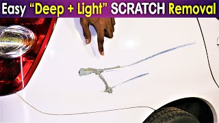 How TO Remove SCRATCH Permanently  Ultimate Guide  scratch remover for car  car scratch repair [upl. by Ariaz]