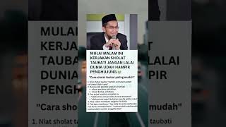 Mulai malam ini kerjakan sholat taubat jangan lalai ustadadihidayat adihidayatquotes shorts doa [upl. by Neimad859]