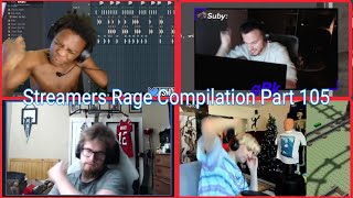 Streamers Rage Compilation Part 105 [upl. by Rasaec]