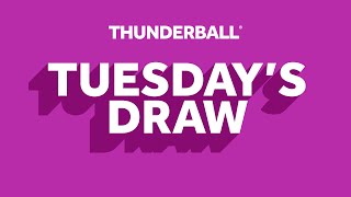 The National Lottery Thunderball draw results from Tuesday 13 February 2024 [upl. by Jack]