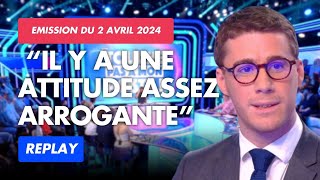 Le député Quentin Bataillon sur le plateau de TPMP  Émission complète du 2 avril  TPMP Replay [upl. by Lajib]