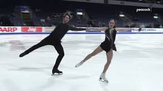 2024 Skate America Pairs SP Practice Session  Katie McBeath amp Daniil Parkman [upl. by Atikat494]