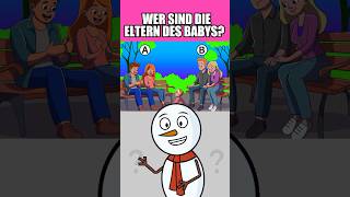 WER SIND DIE ELTERN DES BABYS quiz herausforderungen [upl. by Ahsiyn228]