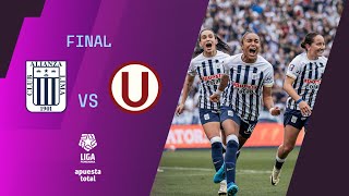 Final Femenina 2024 Alianza Lima 31 Universitario resumen EXTENDIDO del partido  30082024 [upl. by Anileme797]