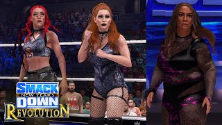 WWE 2K23  SmackDown  Nia Jax threatens Unholy Union [upl. by Eiram85]