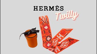 ReviewUnboxing Khăn Hermes Twilly phụ kiện mix túi áo choàng cổ Chỉ vài triệu authentic [upl. by Nimzzaj454]