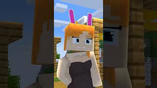 VERY FUNNY BUNNY ALEX STEAL BREAD short viralvideo minecraftanimation [upl. by Sirama]