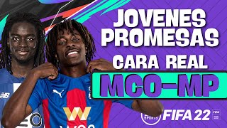 JÓVENES PROMESAS CON ROSTRO REAL  MCOMP  FIFA 22 MODO CARRERA [upl. by Stephania]