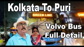 Kolkata To Puri Bus JourneyVolvo Bus Reviews [upl. by Eanore]