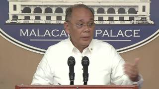 Press Conference of Presidential Spokesperson Sec Ernesto Abella 7122016 [upl. by Esya]