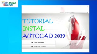 TUTORIAL INSTAL AUTOCAD 2019 PERMANENT [upl. by Einatsed]