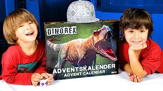 CALENDARIO de ADVIENTO de DINOSAURIOS 🦖Abrimos las 24 Sorpresas🎁para Navidad 🎄 [upl. by Knut93]