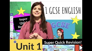 GCSE English Unit 1 REVISION lesson 30 mins [upl. by Zetana247]