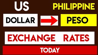 US DOLLAR TO PHILIPPINE PESO MONEY EXCHANGE RATES TODAY 05 NOVEMBER 2024 [upl. by Ecnahc]