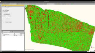 Removing fence points from rock surface with Trimble RealWorks [upl. by Abby]